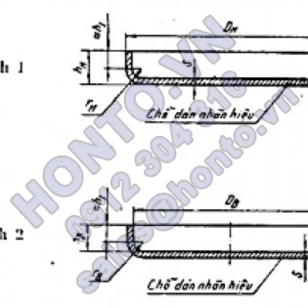 ĐÁY PHẲNG GẤP MÉP - KÍCH THƯỚC CƠ BẢN