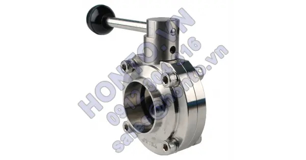 Báo giá Van bướm điều khiển khí nén 2 đầu kết nối Hàn ngày 21/10/2022