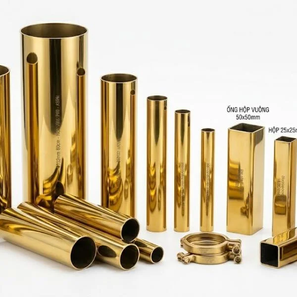 Ống inox vàng
