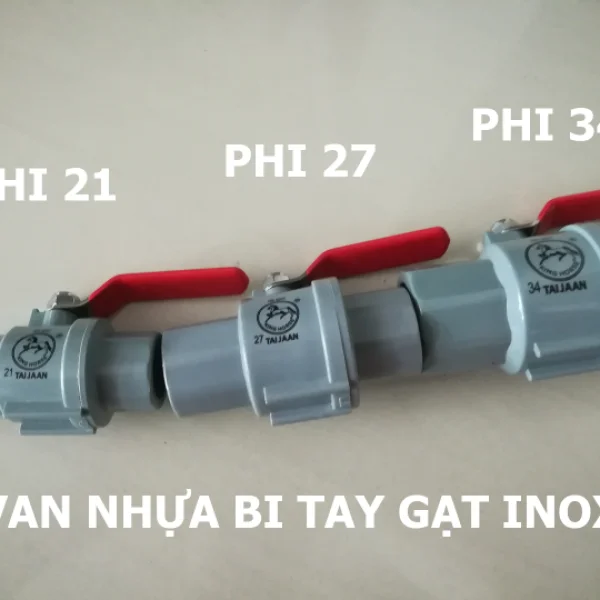 Van Nhựa Tay Gạt Inox