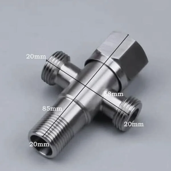 Van nước 3 ngã inox