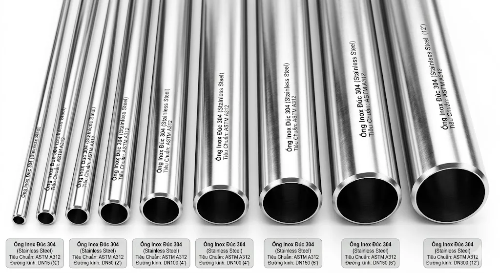 Tổng quan ngoại hình của ống inox