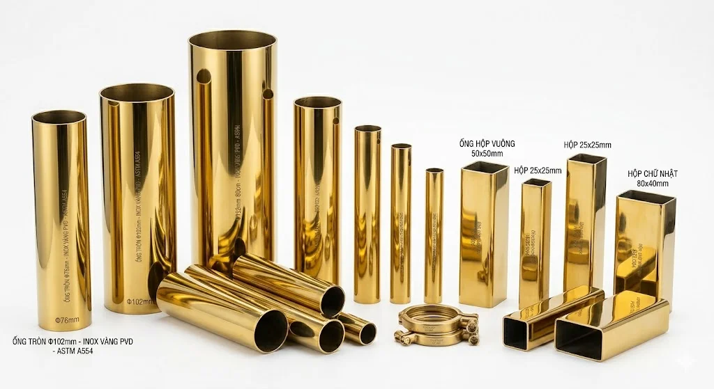 Tổng quan ngoại hình của ống inox